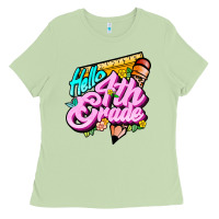 Hello 4th Grade Ladies Tee | Teevron