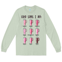 Matcha god says i am bible verse stanley Long Sleeve Tee - MaliasSmallBusiness