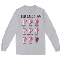 Moon Dust god says i am bible verse stanley Long Sleeve Tee - MaliasSmallBusiness