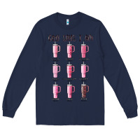 Navy god says i am bible verse stanley Long Sleeve Tee - MaliasSmallBusiness