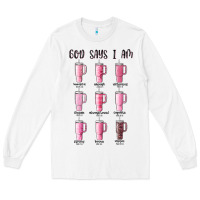 White god says i am bible verse stanley Long Sleeve Tee - MaliasSmallBusiness