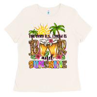 Bone the only b.s. i need is beer and sunshine Ladies Tee - Zillion Design Studio