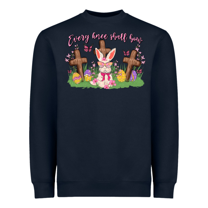 Every Knee Shall Bow Heavyweight Sweatshirt by MaliasSmallBusiness | Teevron