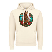 Vintage Artic western horseshoe horse roses gemstone Vintage Hoodie - Artiststas