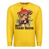 Lemon Cute Heifer Premium Sweatshirt - texasbilliewilder
