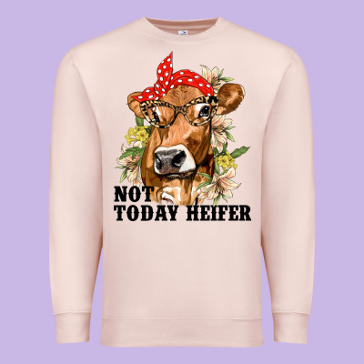 Cute Heifer Premium Sweatshirt Designed By Texasbilliewilder