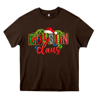 Chocolate Brown Cousin claus christmas Heavy Core Tee - FaDigitalArtStudio