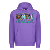 Purple dental assistant Premium Hoodie - JahusDesignShop