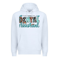 White dental assistant Premium Hoodie - JahusDesignShop