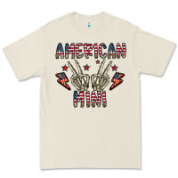 Bone american mini Premium Tee - CowhideDigitalArt