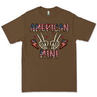 Cacao american mini Premium Tee - CowhideDigitalArt