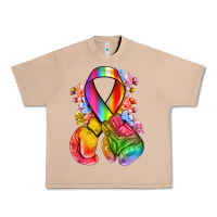 Burro all color ribbon with boxing gloves Urban Heavy Tee - NancyCooperArtShop