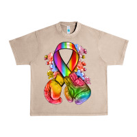French Oak all color ribbon with boxing gloves Urban Heavy Tee - NancyCooperArtShop