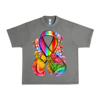Tornado all color ribbon with boxing gloves Urban Heavy Tee - NancyCooperArtShop