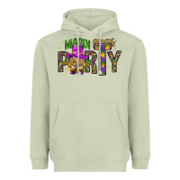 Matcha Mardi Gras party Heavyweight Hoodie - NancyCooperArtShop