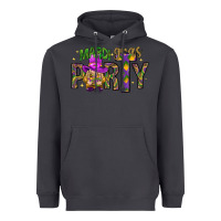 Smoke Mardi Gras party Heavyweight Hoodie - NancyCooperArtShop