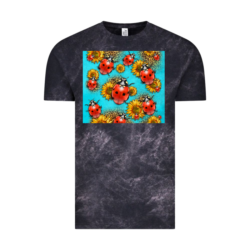 Western Sunflowers Ladybug Vintage Tee by LillyAllenDesigns | Teevron