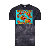 Cloud Black Western Sunflowers Ladybug Vintage Tee - LillyAllenDesigns