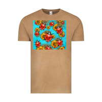 Vintage Camel Western Sunflowers Ladybug Vintage Tee - LillyAllenDesigns