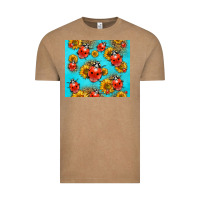 Vintage Coffee Western Sunflowers Ladybug Vintage Tee - LillyAllenDesigns