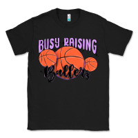 Black busy raising ballers Classic Tee - MaliasSmallBusiness
