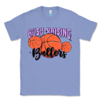 Colony Blue busy raising ballers Classic Tee - MaliasSmallBusiness