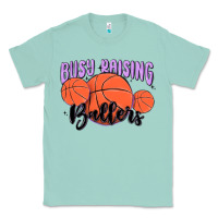 Seafoam busy raising ballers Classic Tee - MaliasSmallBusiness