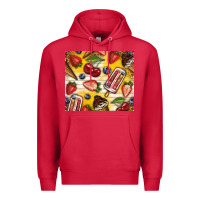 Cardinal summer ice cream with fruits Premium Hoodie - TumblerDesignByShophia