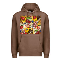 Chestnut summer ice cream with fruits Premium Hoodie - TumblerDesignByShophia