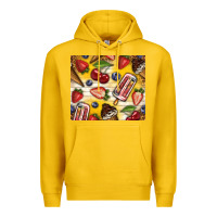 Lemon summer ice cream with fruits Premium Hoodie - TumblerDesignByShophia