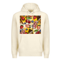 Sandshell summer ice cream with fruits Premium Hoodie - TumblerDesignByShophia