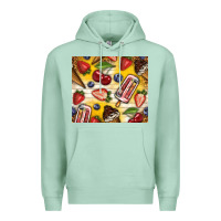 Seafoam summer ice cream with fruits Premium Hoodie - TumblerDesignByShophia