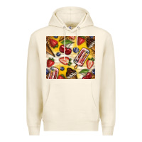 Tofu summer ice cream with fruits Premium Hoodie - TumblerDesignByShophia