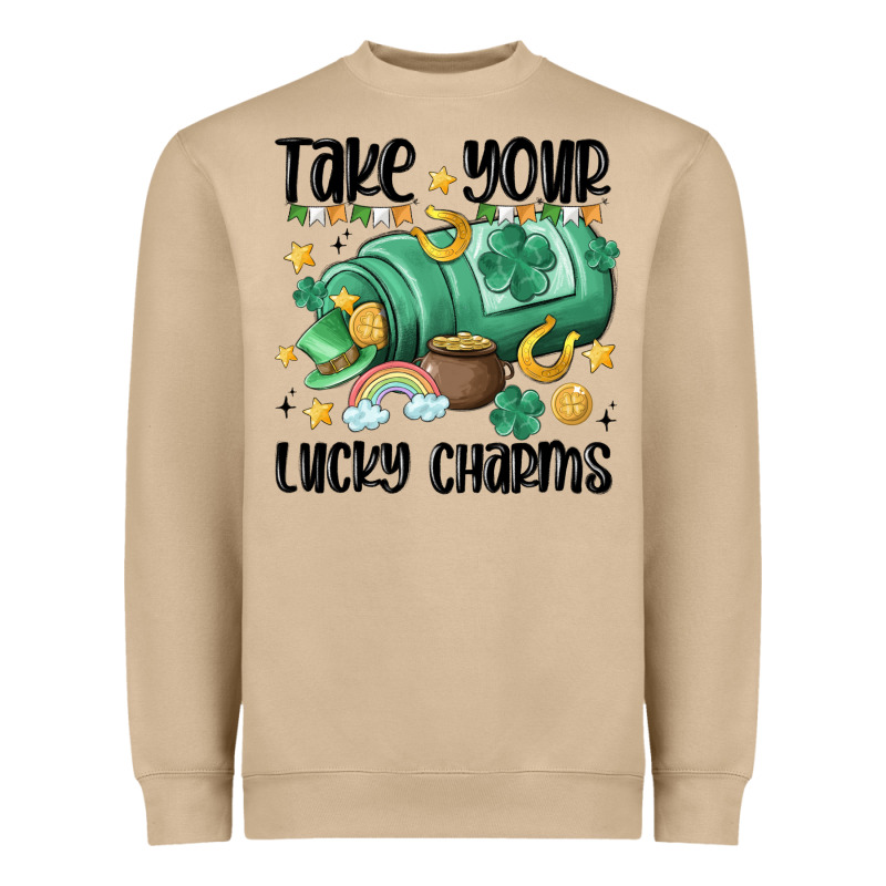Take Your Lucky Charms Heavyweight Sweatshirt by MaliasSmallBusiness | Teevron