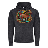 Vintage Black western horse horseshoe roses sunflowers serape leopard Vintage Hoodie - Artiststas