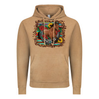 Vintage Camel western horse horseshoe roses sunflowers serape leopard Vintage Hoodie - Artiststas