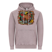 Vintage Zinc western horse horseshoe roses sunflowers serape leopard Vintage Hoodie - Artiststas