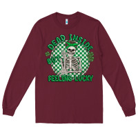 Dead Inside But Feeling Lucky Long Sleeve Tee | Teevron