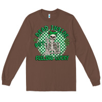 Chestnut dead inside but feeling lucky Long Sleeve Tee - MaliasSmallBusiness