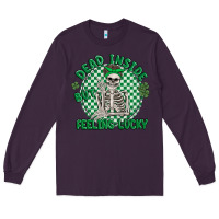 Plum dead inside but feeling lucky Long Sleeve Tee - MaliasSmallBusiness