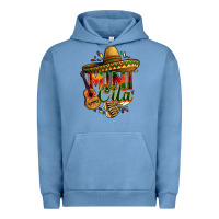 Pigment Pebble Blue Mini cita Urban Hoodie - FaDigitalArtStudio
