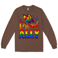 Chestnut proud ally Long Sleeve Tee - JahusDesignShop