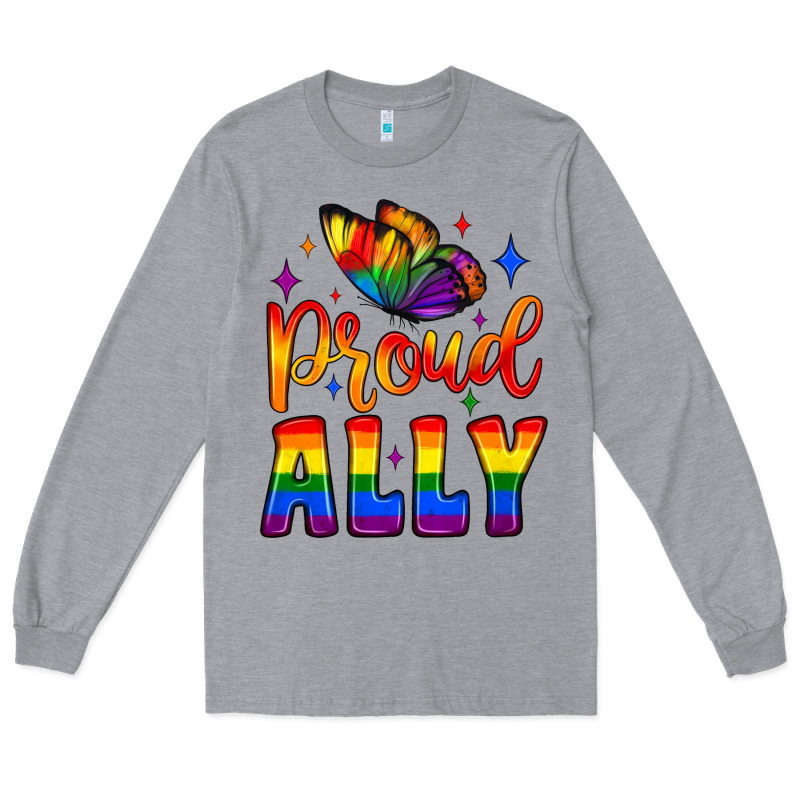 Proud Ally Long Sleeve Tee by JahusDesignShop | Teevron