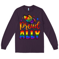 Plum proud ally Long Sleeve Tee - JahusDesignShop