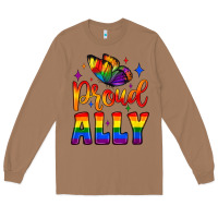Toasted Coconut proud ally Long Sleeve Tee - JahusDesignShop