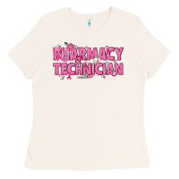 Bone Breast Cancer Pharmacy Technician Ladies Tee - texasbilliewilder