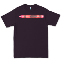 Plum pink crayon fa element Premium Tee - FaDigitalArtStudio