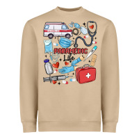 Mushroom can't talk right now doing paramedic stuff Heavyweight Sweatshirt - MaliasSmallBusiness