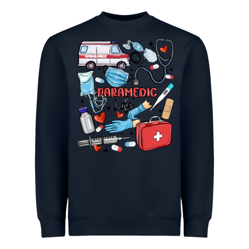 Can't Talk Right Now Doing Paramedic Stuff Heavyweight Sweatshirt by MaliasSmallBusiness | Teevron