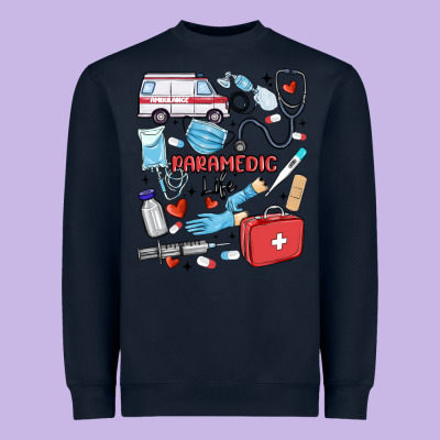 Can't Talk Right Now Doing Paramedic Stuff Heavyweight Sweatshirt Designed By Maliassmallbusiness